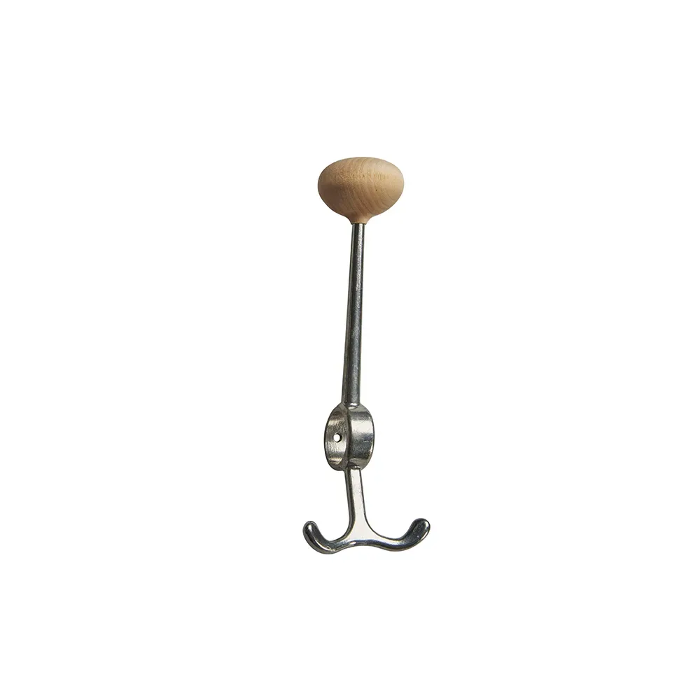 Essem Design Oskar Haken Aluminium, Birkengriff