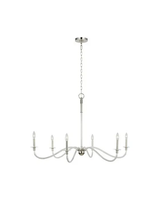 Hanover Large Chandelier Nickel