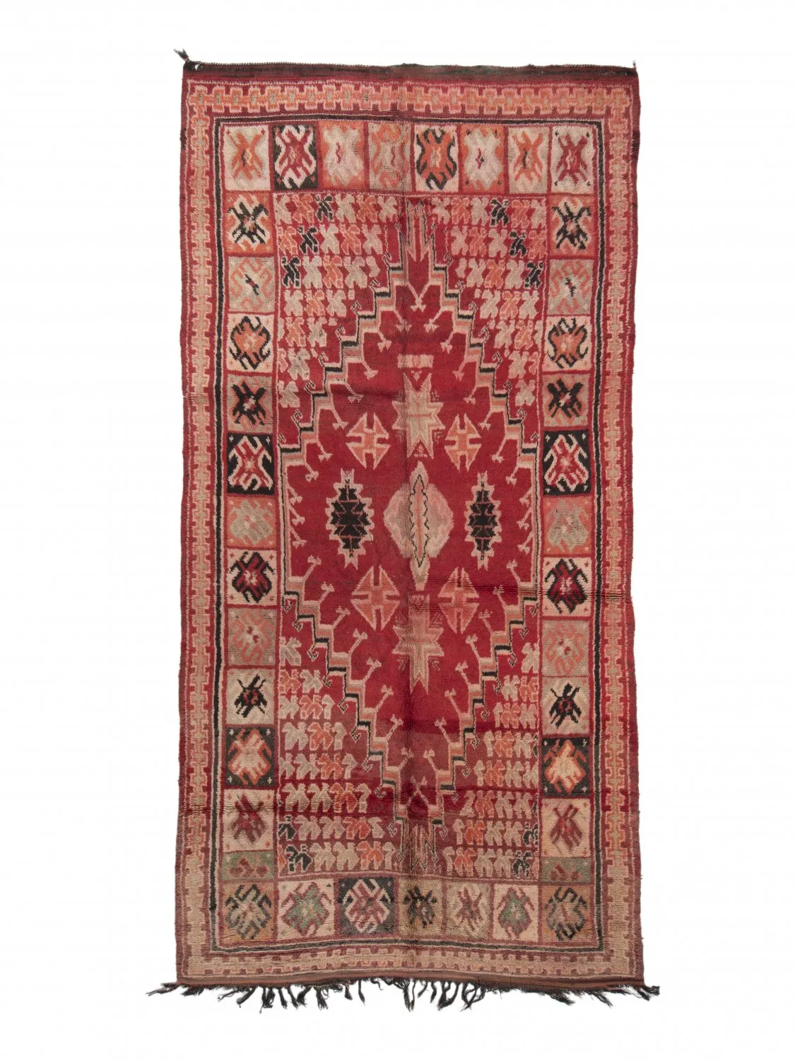 Kelim-teppe Marokkansk Azilal Special Edition 380 x 180 cm (Størrelse: 380 x 180 cm)