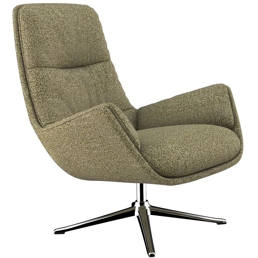 Sessel Halani olivgrün Stoff B 93 T 84 H 95 cm