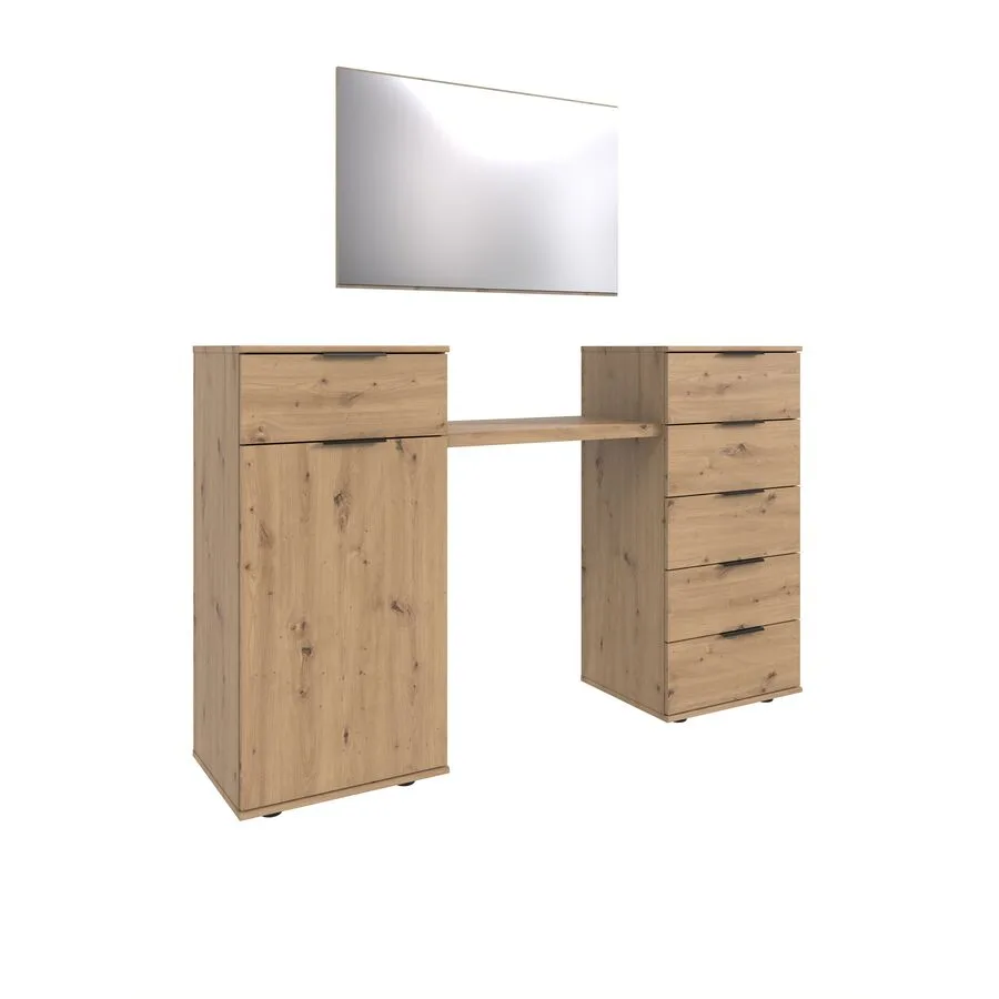 Schminktisch Metaa Eiche Nachbildung Holzwerkstoff B 165 H 102 cm