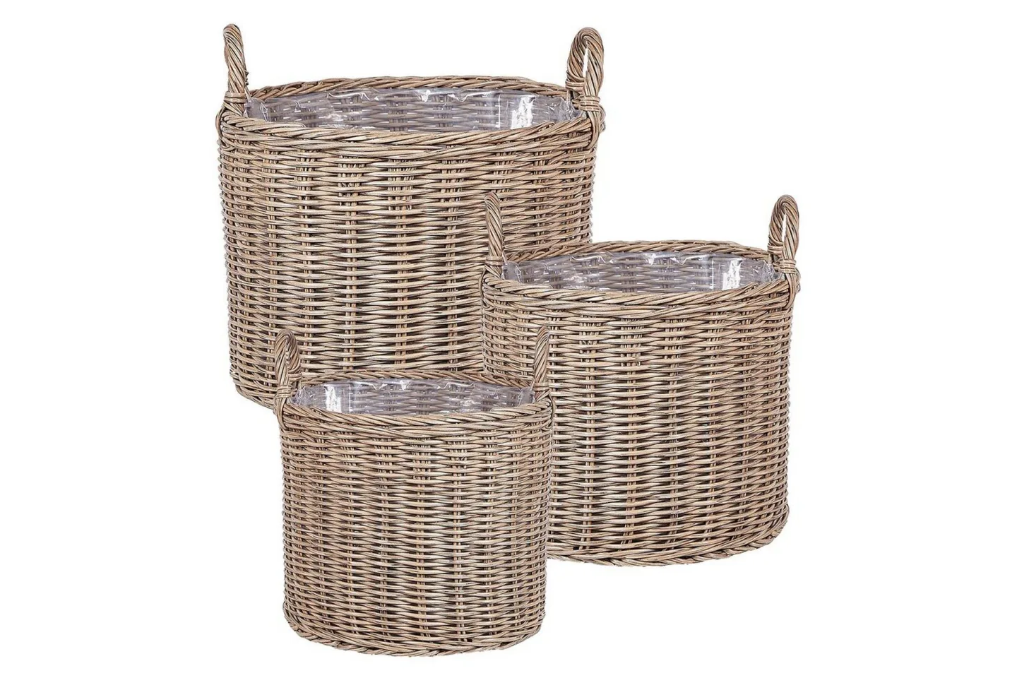 Trädgårdskruka Pendula set om 3 Brun - Brun