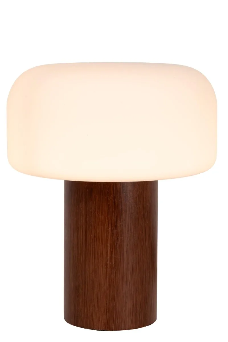 Lucide - Kenan 28cm - Bordslampa - Trä
