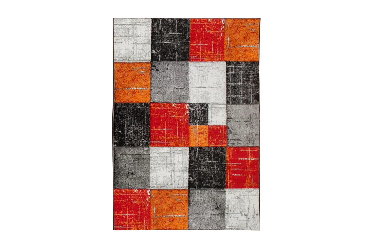 London Square Friezematta 200x290 - Röd/Orange