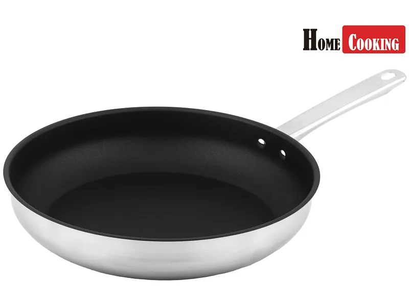 HOME COOKING Bratpfanne JOSIE Ø30cm stahl rostfrei silber