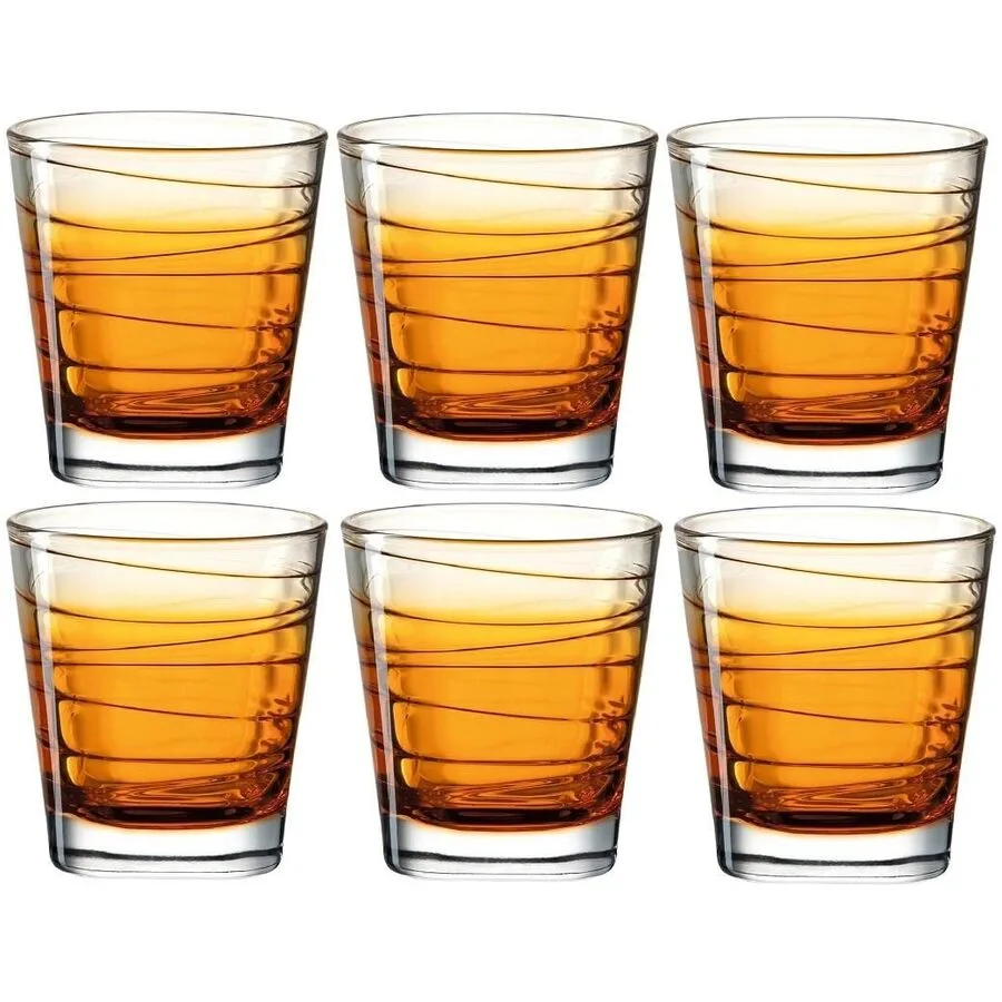 Gläser-Set Leonardo Orange Glas 0.25 l