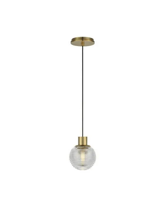 Circon 5" Mini Pendant Brass