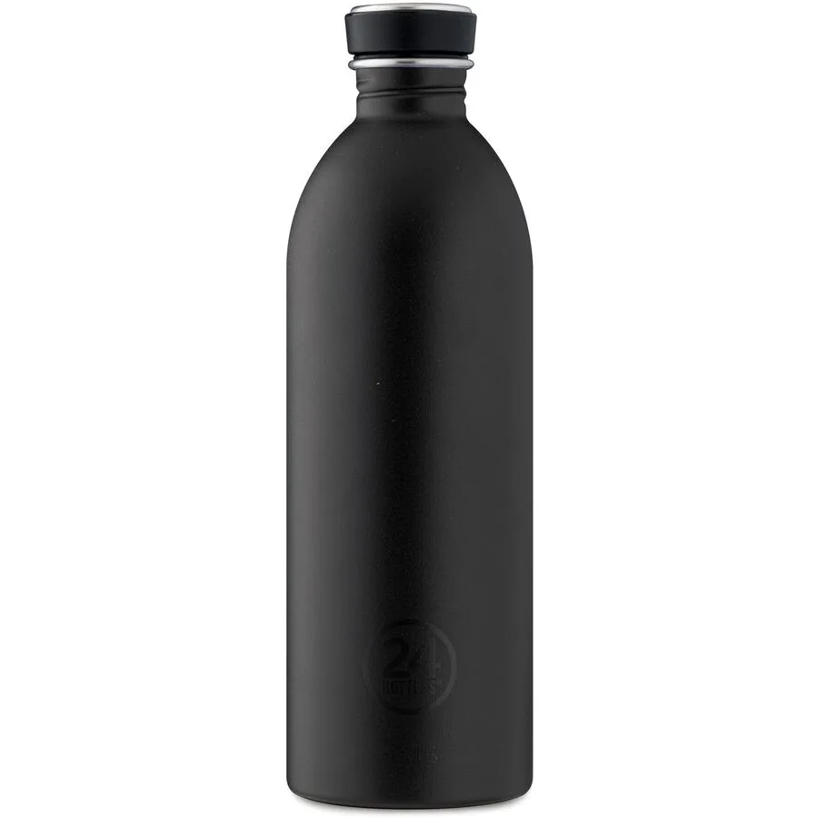 Trinkflasche 24 Bottles Tuxedo Black 1000 ml B 8 cm