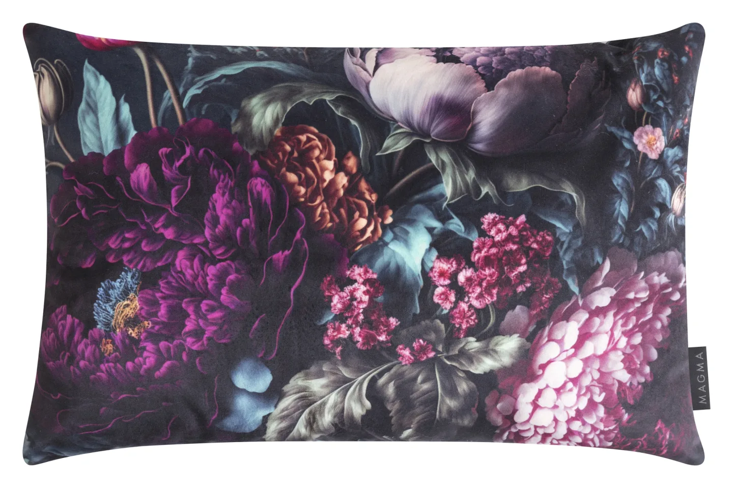 Magma Kissenhülle Fiori, Blume Violett 30x60 cm | Schubiger Möbel