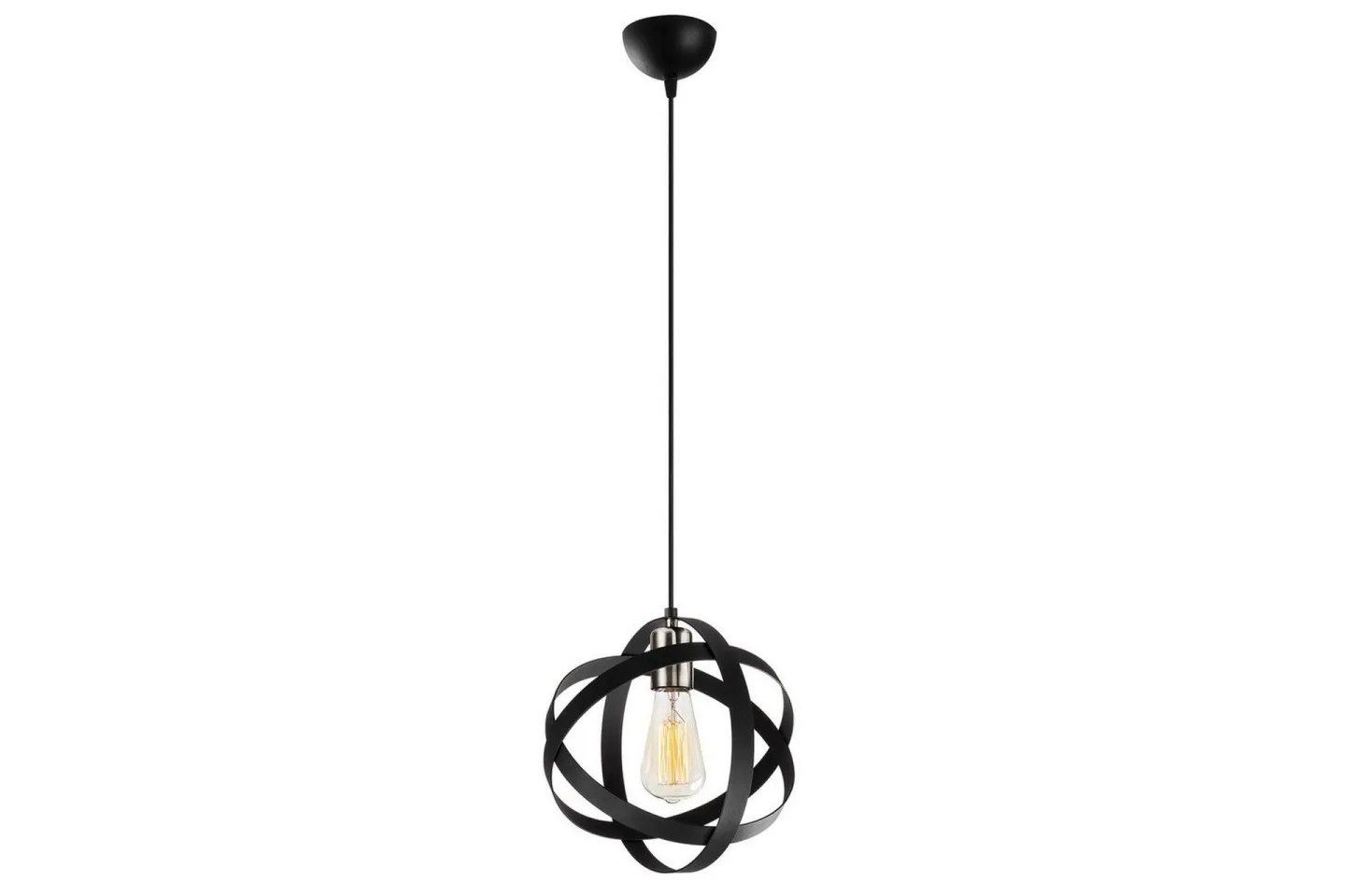Taklampa Voroa Svart / Nickel - Svart / Nickel