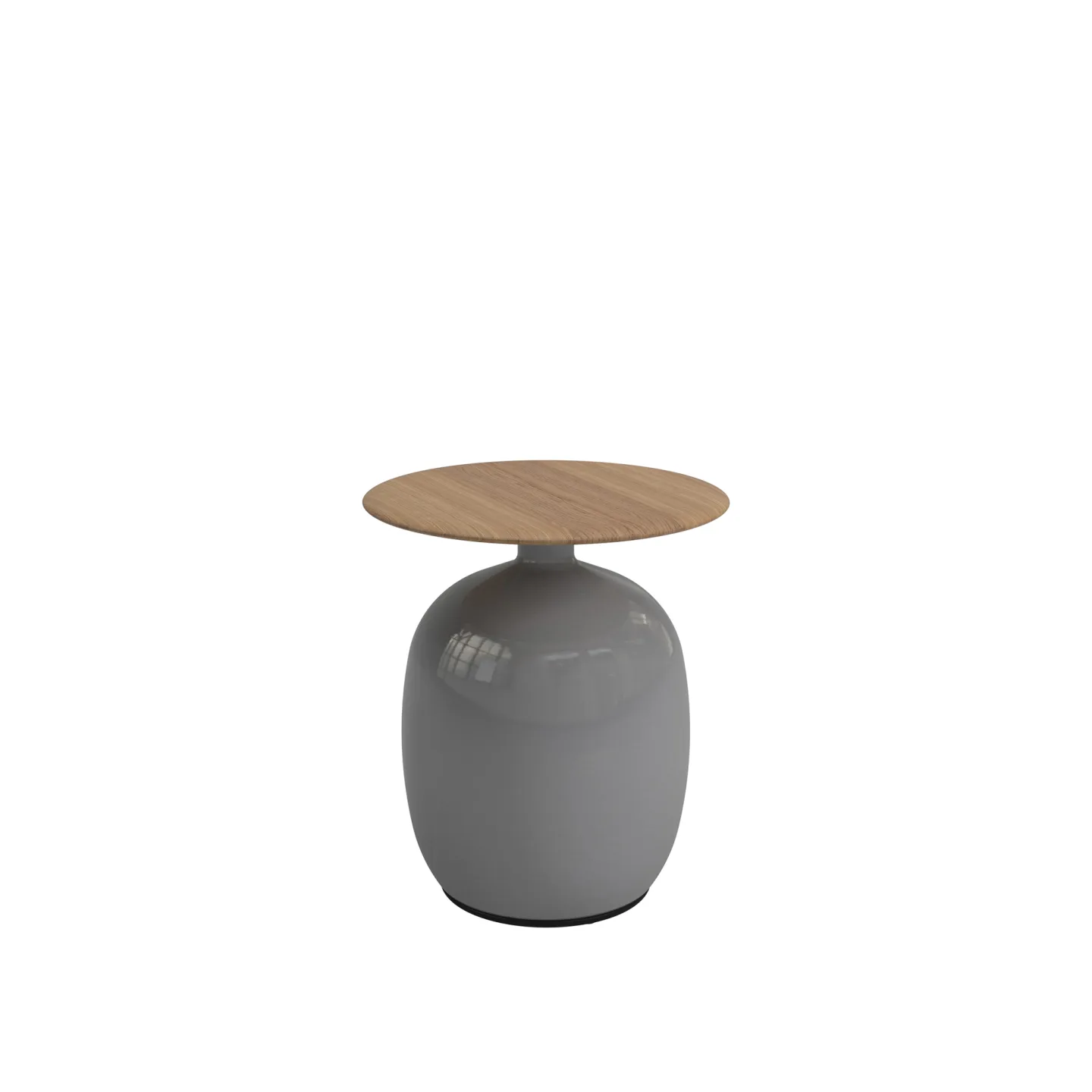 Gloster - Blow Low Side Table, Smoke - Småbord och sidobord utomhus - Henrik Pedersen - Beige - Trä/Sten