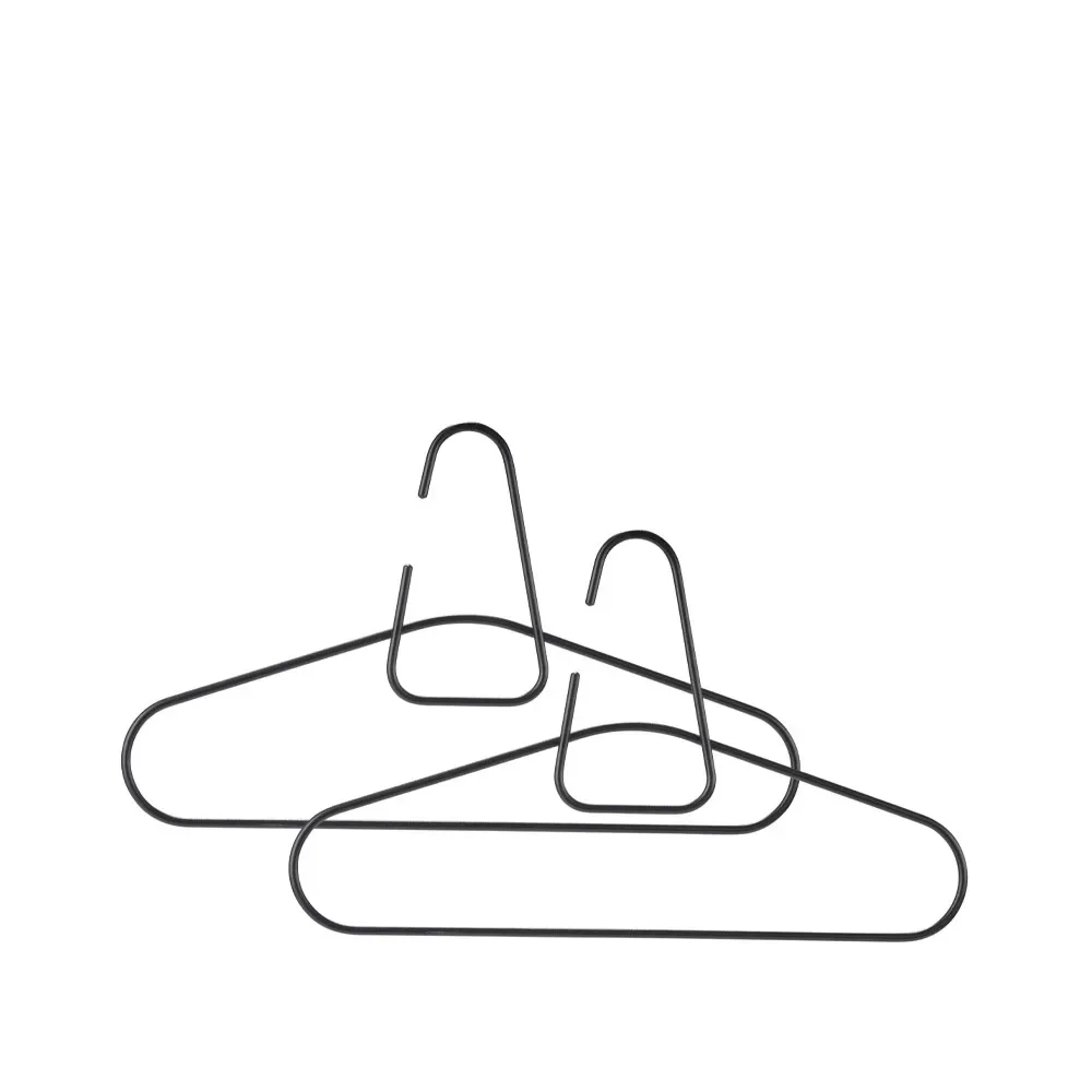 Zone Denmark A-Hanger Kleiderbügel Black, 2er Pack