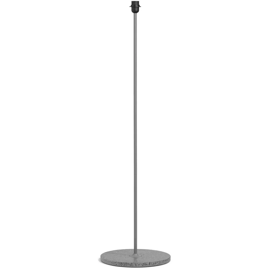 HAY Stehleuchten Fuss Common Weiss/Grau Stahl/Papier 35 cm 130 cm - Lichtfarbe: Extra warmweiss