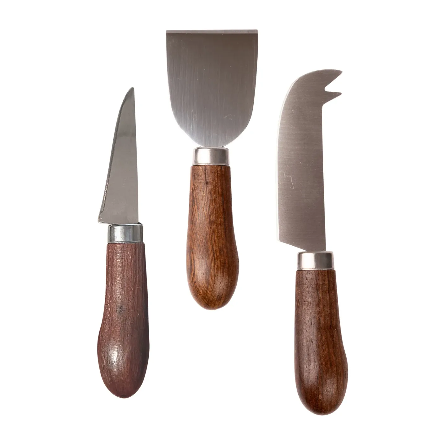 Sagaform Astrid Käsemesserset 3er Pack Braun-silber