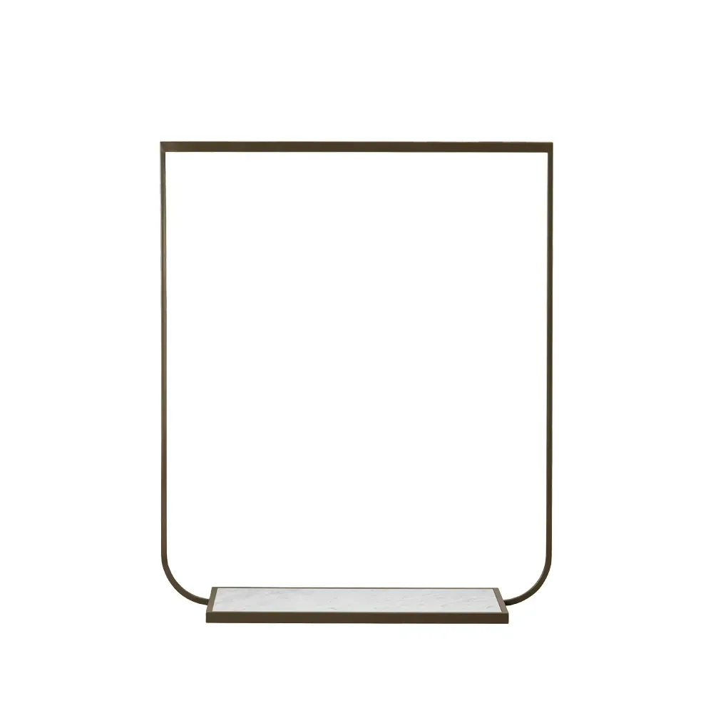 Asplund Tati Kleiderständer Bronze, large, carrara marmor