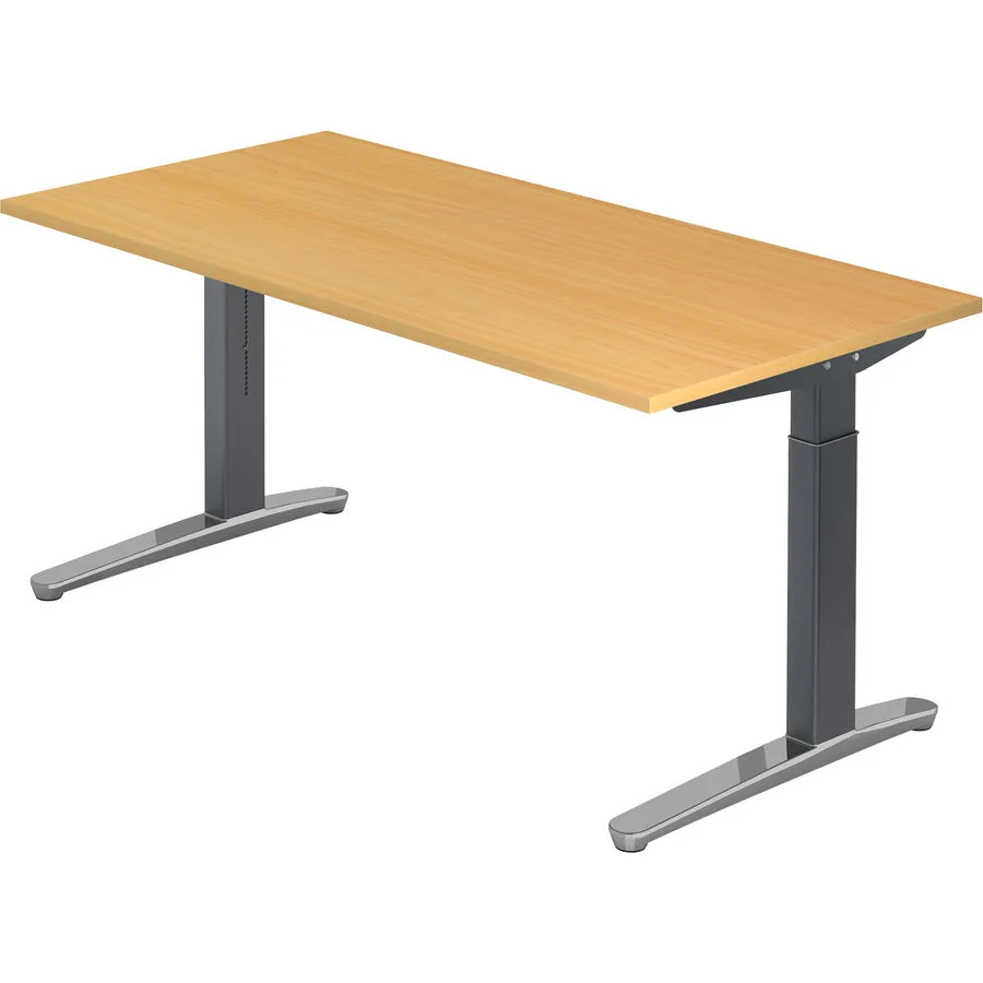 Schreibtisch Office buche Holzwerkstoff B 160 T 80 cm