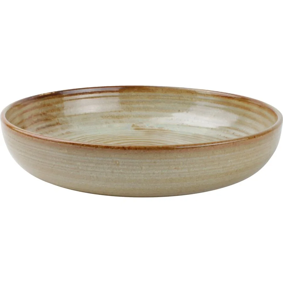 Fine2Dine Suppenteller-Set Escura Braun Porzellan 22 cm