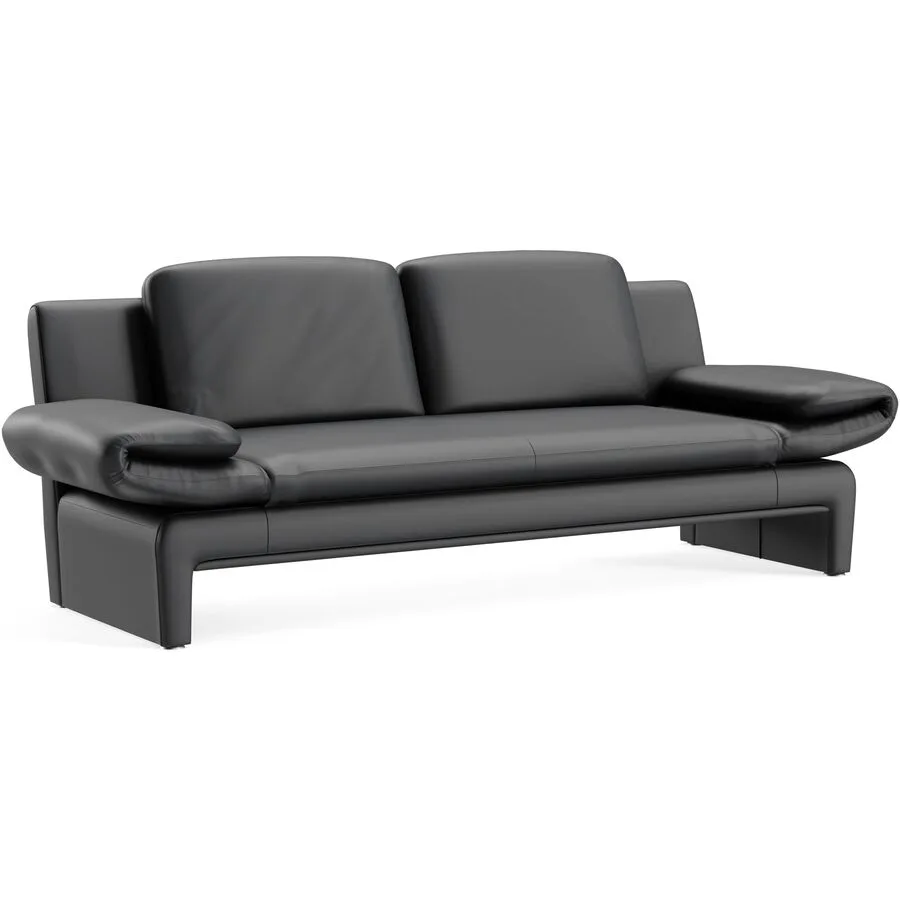 Sofa Astra Ohne Larina - schwarz 81 B 308 T 83 cm - Möbel Konfigurator: Traummöbel individuell zusammenstellen