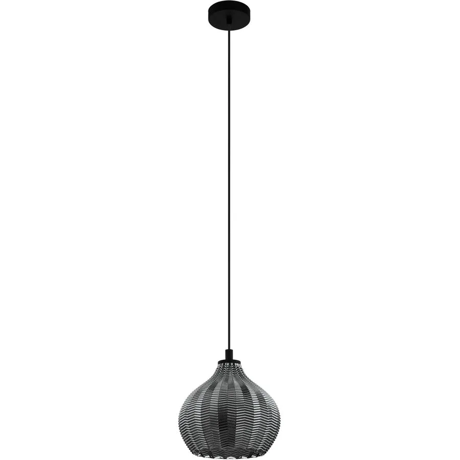 Eglo Pendellampe Tamallat Schwarz Stahl 23 cm 110 cm