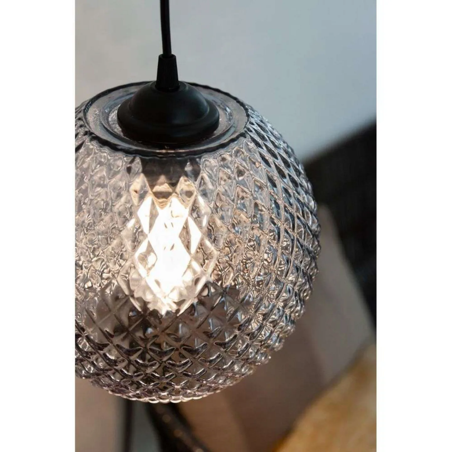 Nobb Ball Taklampa Ø22 Smoke - Halo Design - Matsal - Glas