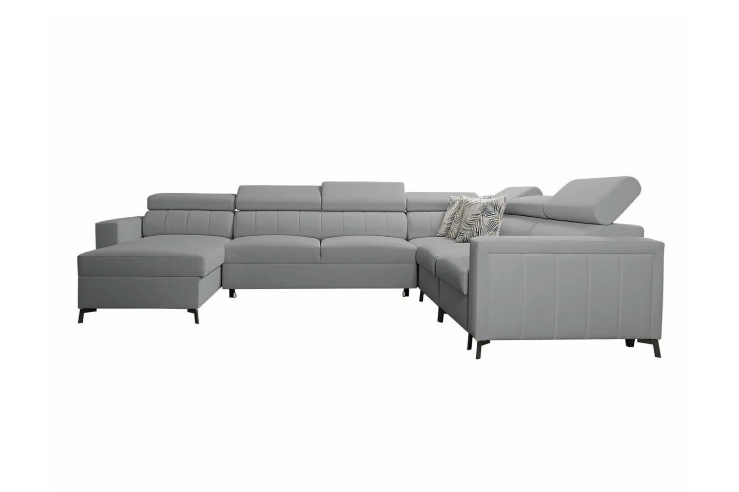 Galbally 5-sits Hörnbäddsoffa Light grey/Dark grey -