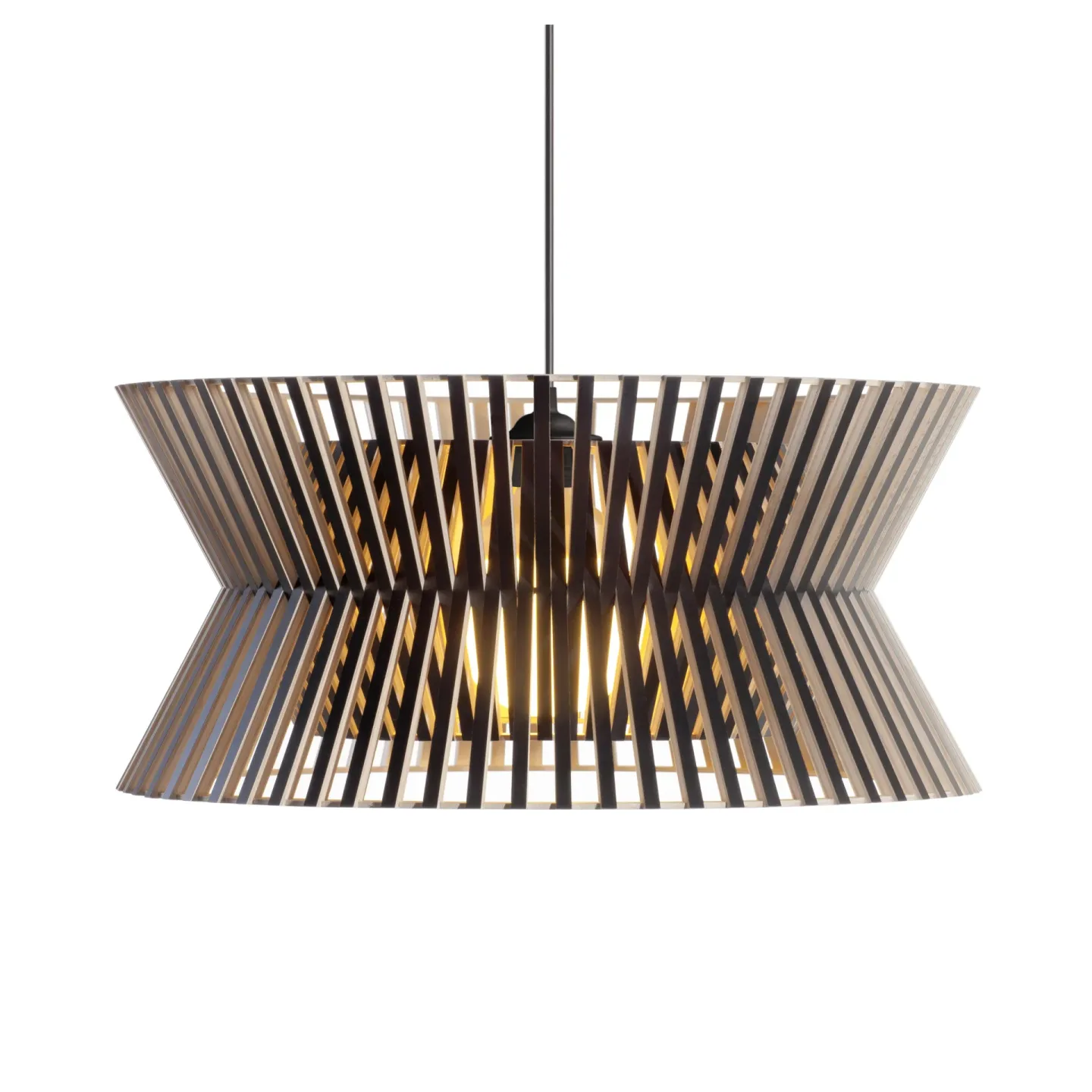 Secto Design Kontro 6000, taklampa black laminated