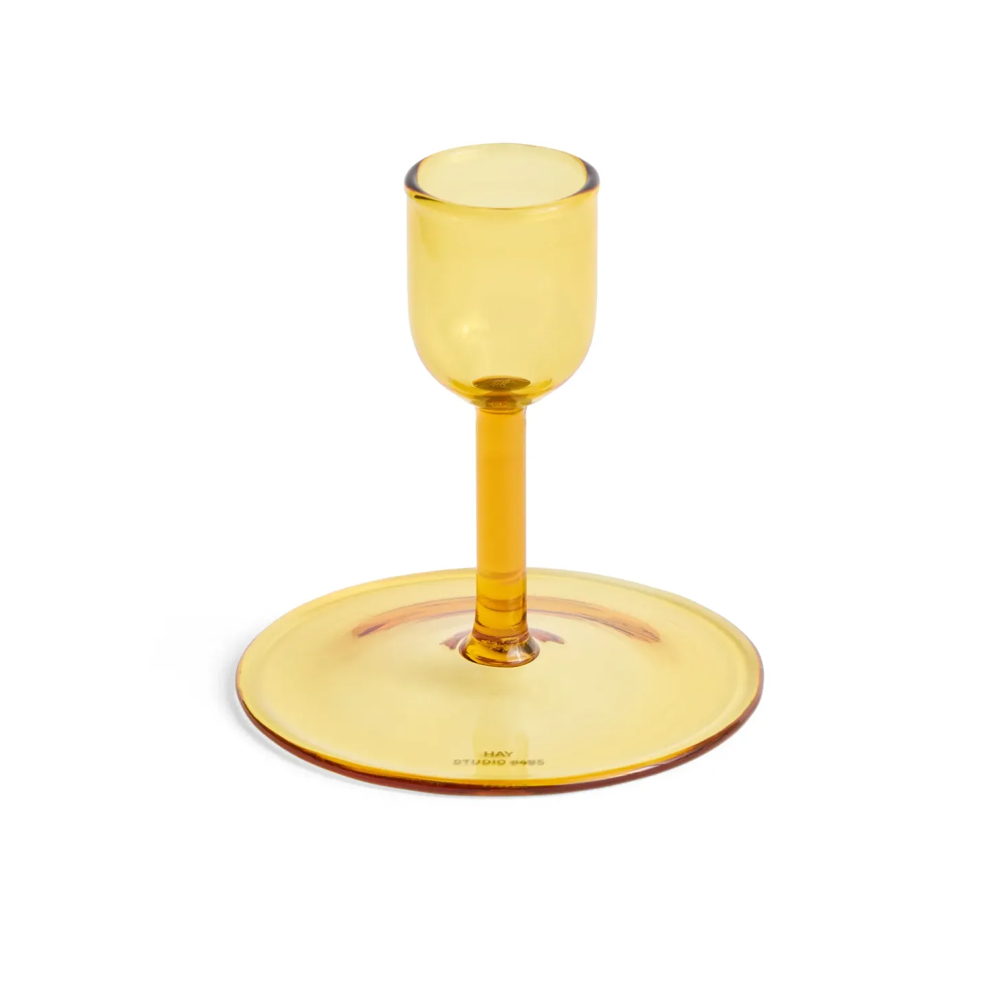 HAY Tiny ljusstake straight Yellow