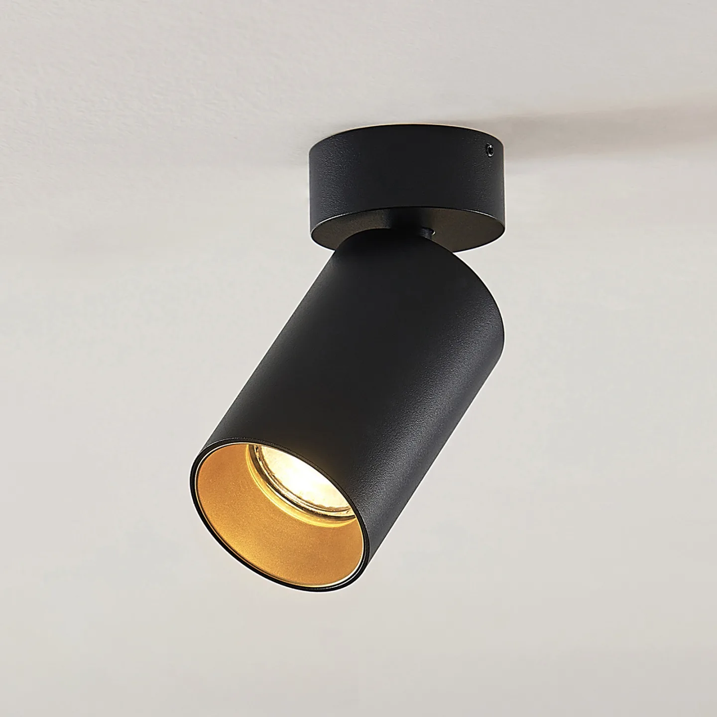 Brinja 1 taklampe Round Svart - Arcchio - Entré - Moderne - Aluminium - Med en lyskilde