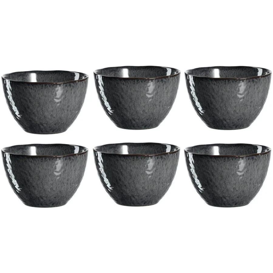 Dessertschalen-Set Leonardo anthrazit Keramik B 15 T 15 cm