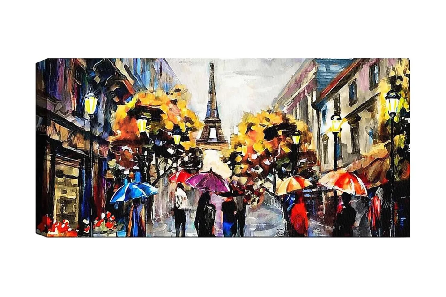 Canvastavla YTY Cities & Countries Flerfärgad - 120x50 cm