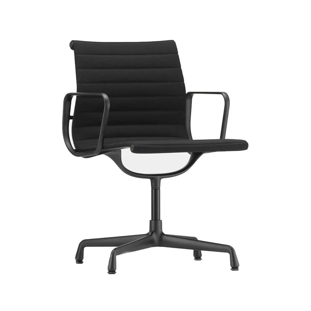 Vitra EA 104 karmstol tyg hopsak nero, deep black