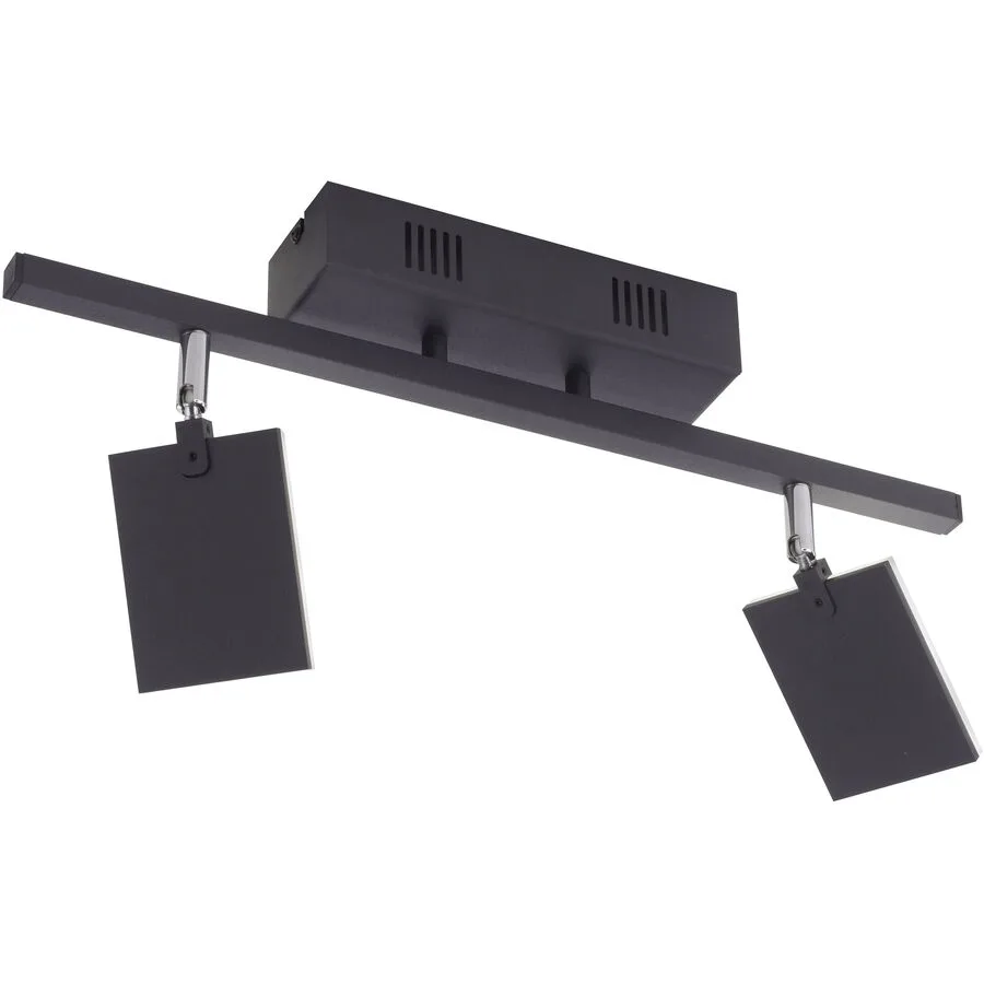 Mira Deckenlampe, black pearl, 2-flammig, Remote, CCT - PURE - Wohnzimmer - Modern - Metall - Mehrflammig