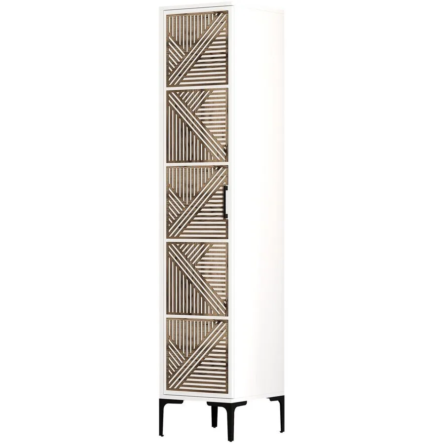 Kleiderschrank Uyumak weiss Melamin B 40 cm