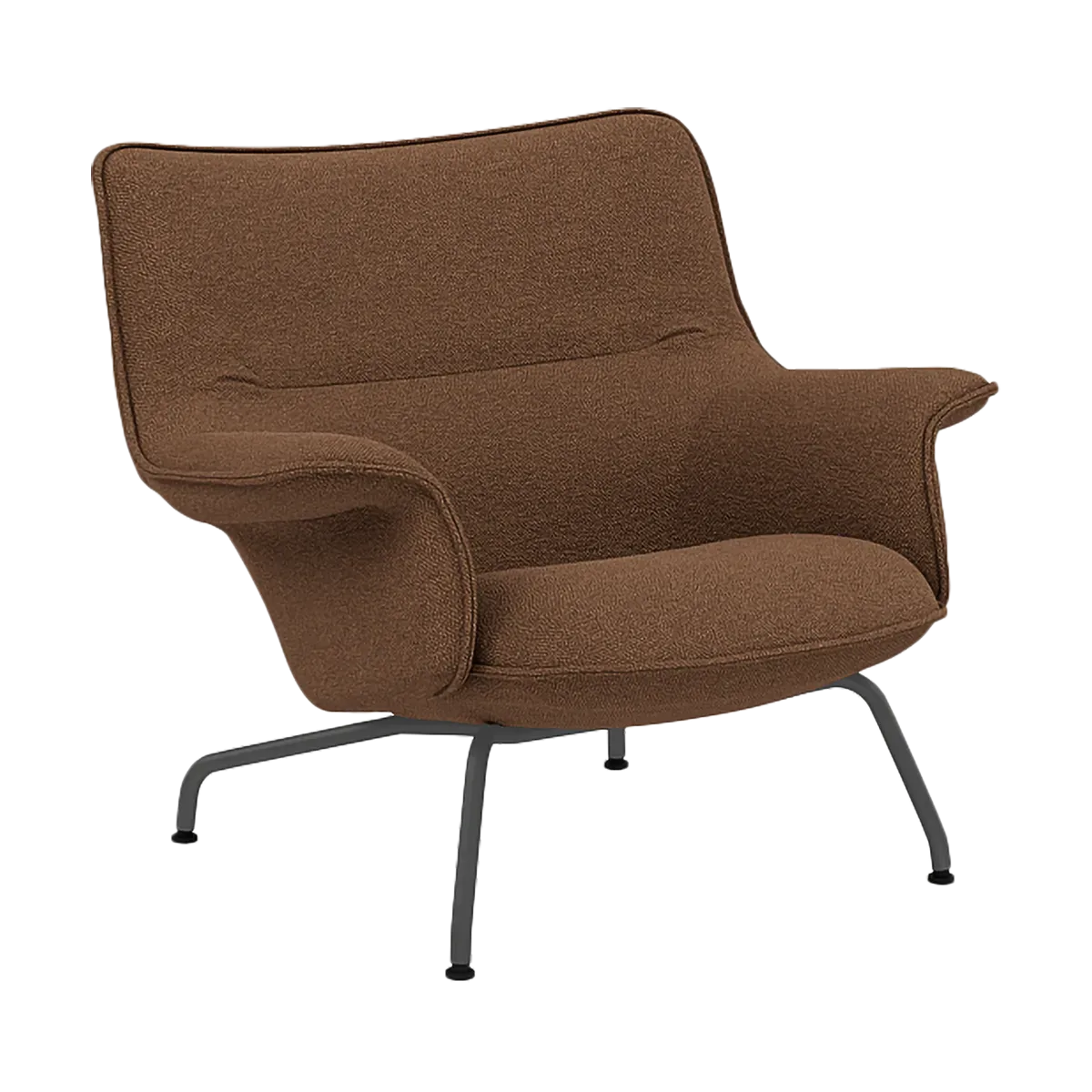 Muuto Doze fåtölj låg Hearth 4-anthracite/black