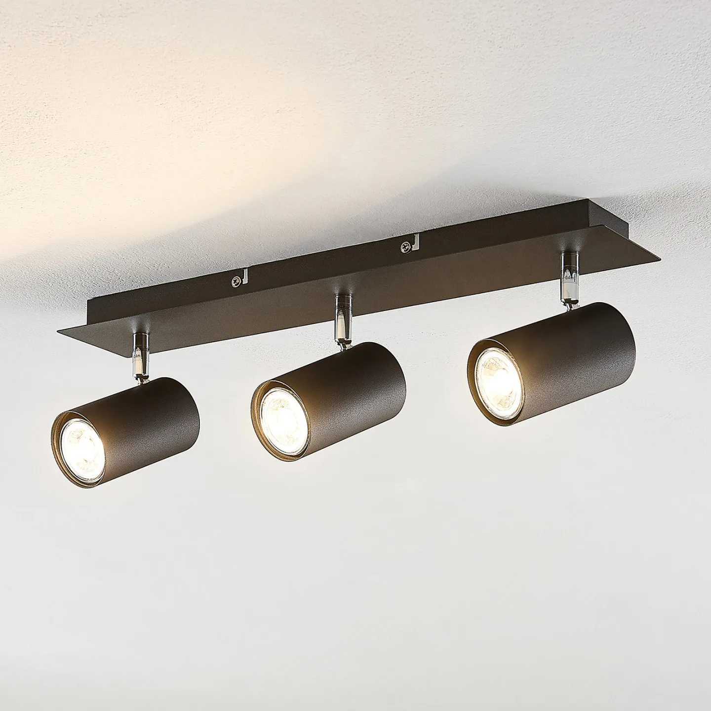 Joffrey Loftlampe Black - Lindby - Stue - Moderne - Metal - Med flere lyskilder