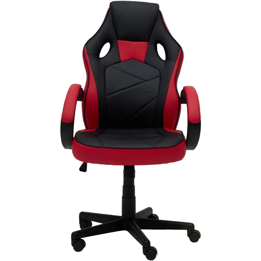 Bürostuhl Xano rot/schwarz Kunststoff H 106 cm