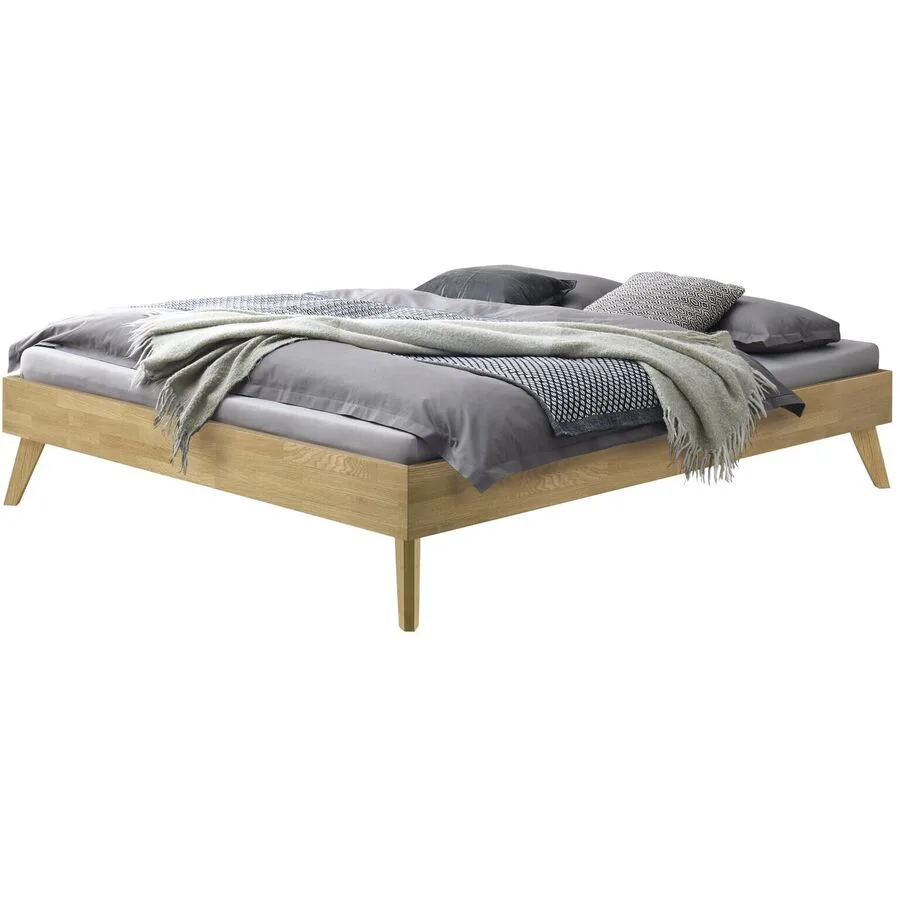 Hasena Bett Ivana Eiche Eiche Massivholz 140 x 200 cm