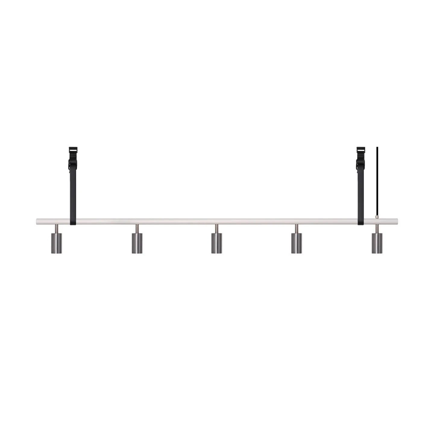 Rubn - Long John 5 White/Steel / Black Leather - Takkronor - Niclas Hoflin - Silver,Vit
