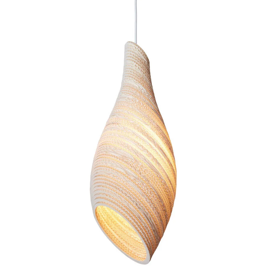 Graypants Pendellampe Nest Karton blonde Ø 24cm E27