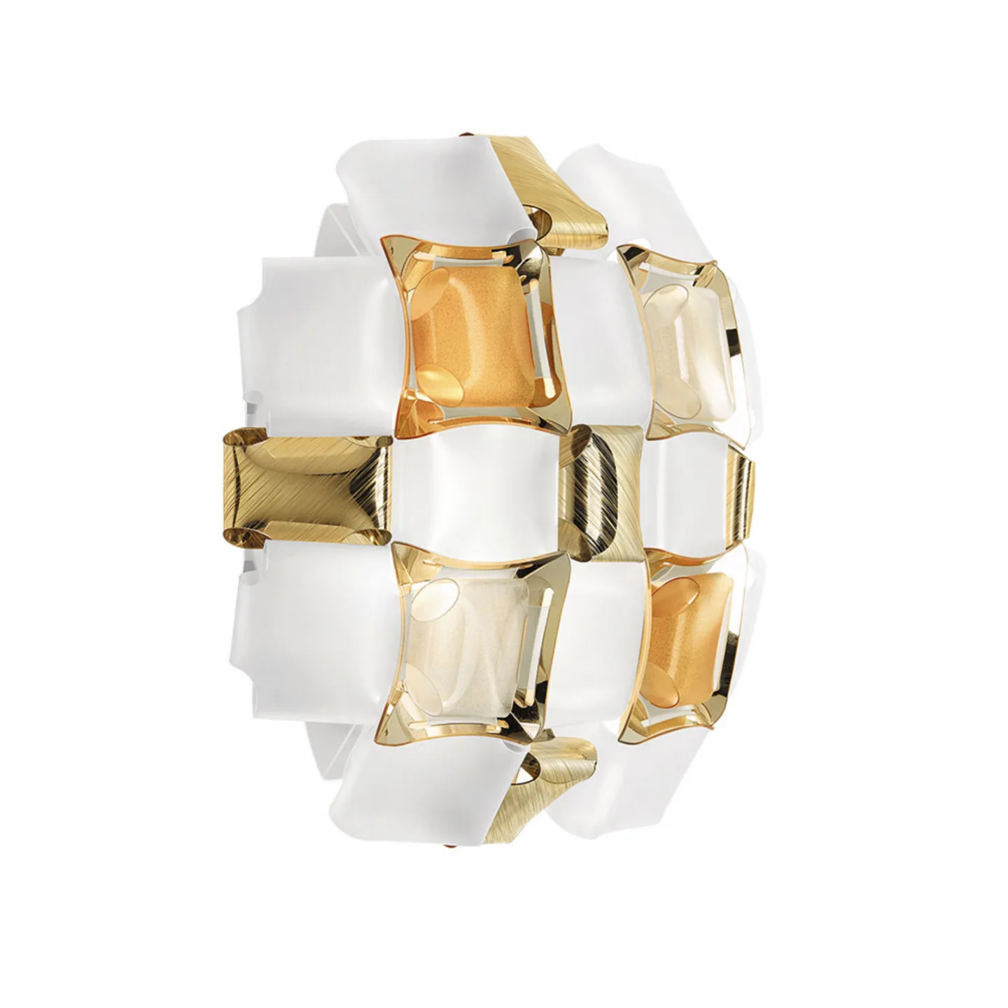 Mida Applique Wandleuchte Amber - Slamp - Wohnzimmer - Kunststoff