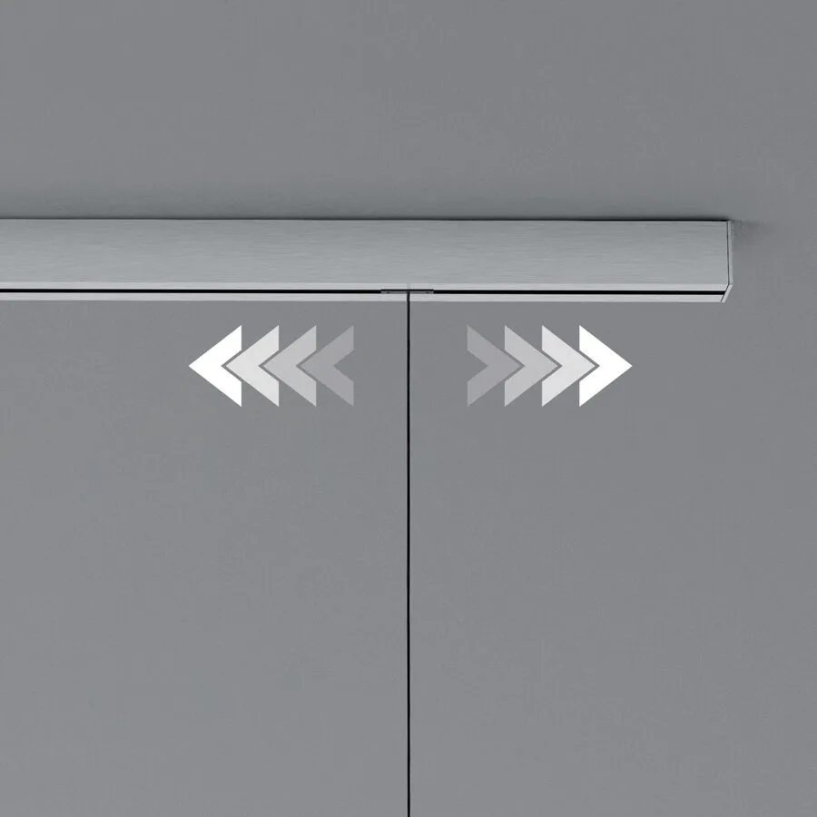 Designer-Pendellampen-Schiene Bankamp Strada Pro aluminium matt 150 cm