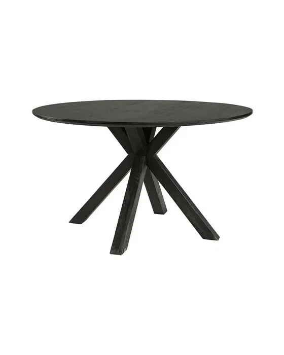 Tree Round Dining Table Black