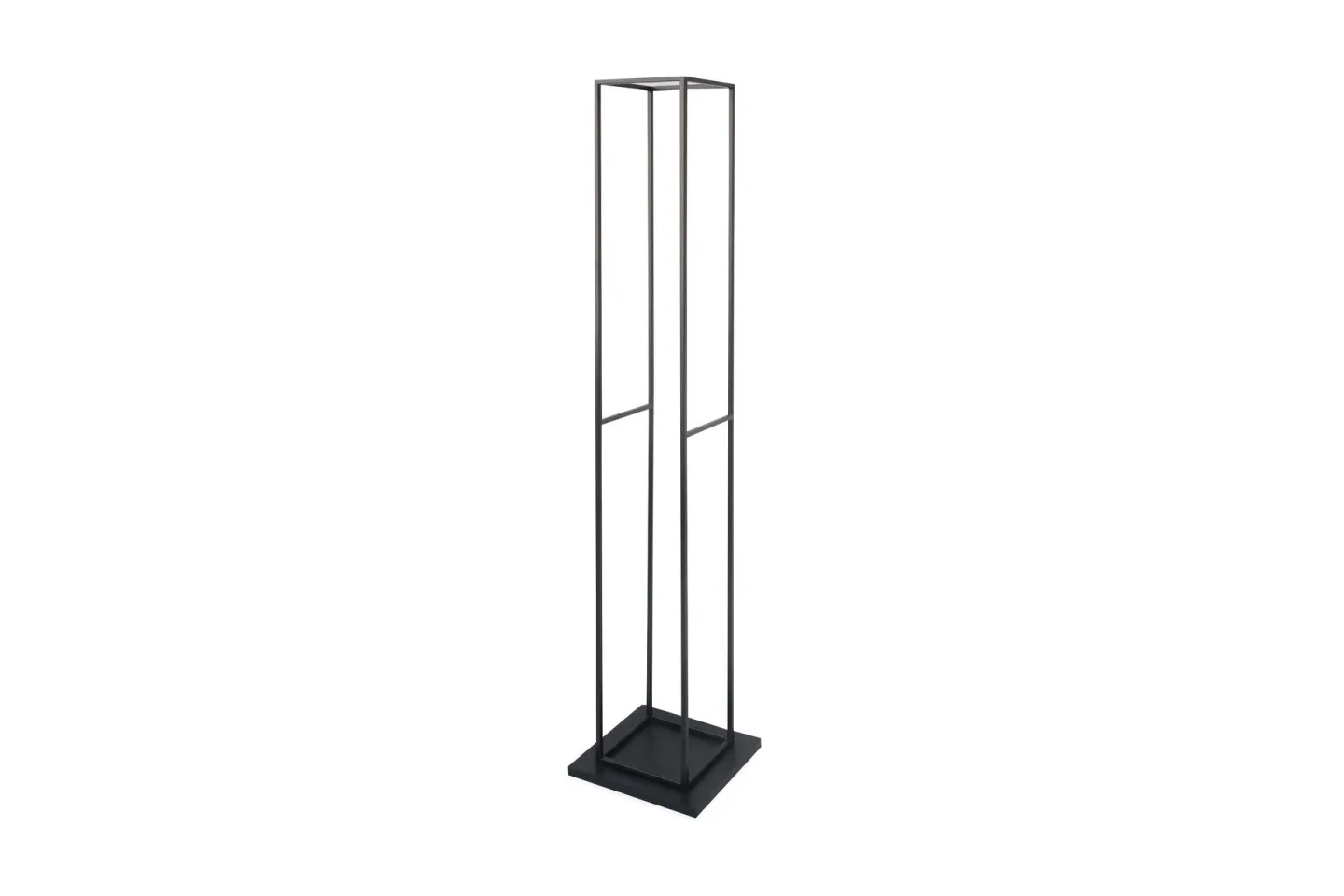 Wood Vedstativ Högt - Svart/Stål