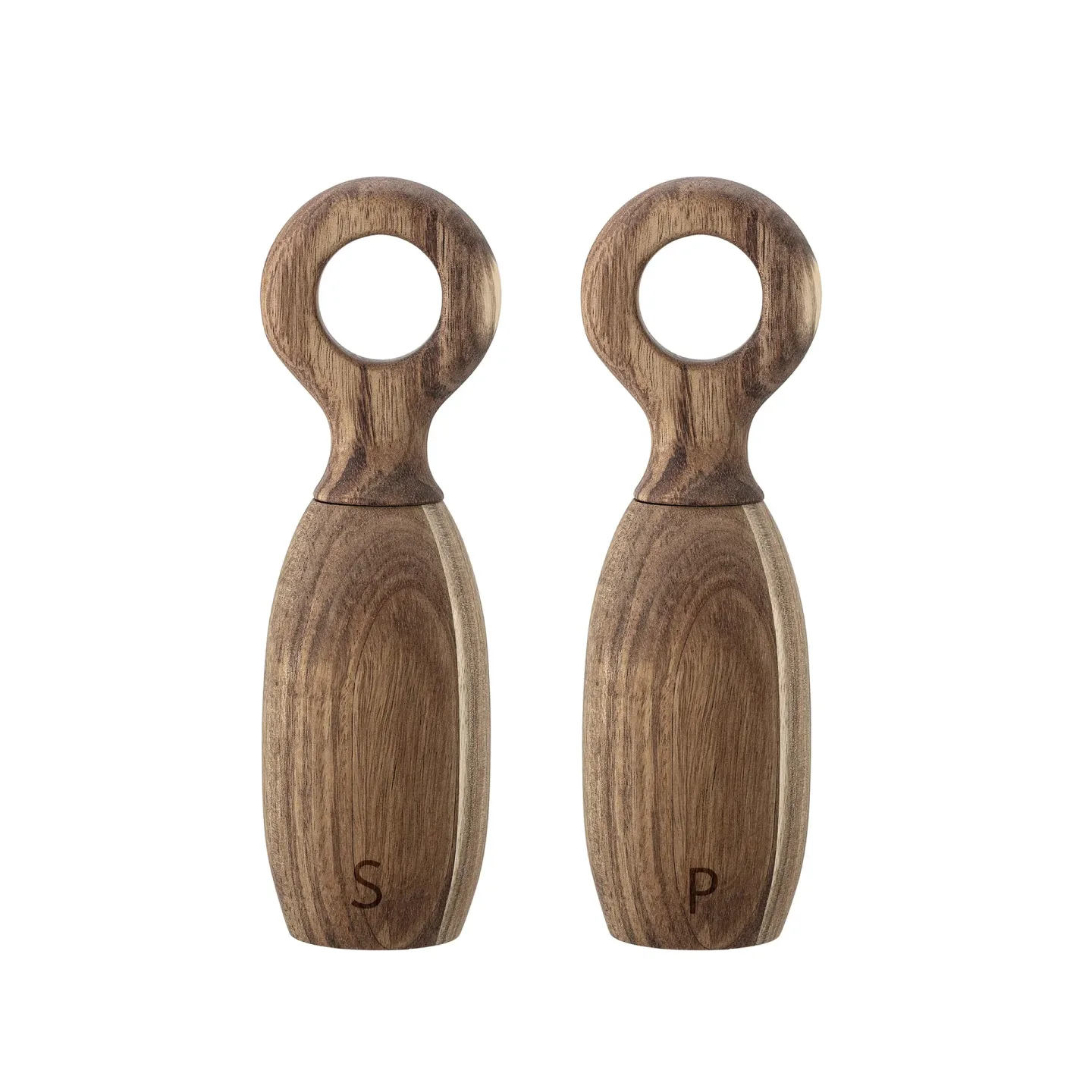 Bloomingville Bloomingville salt- och pepparkvarn trä 21 cm