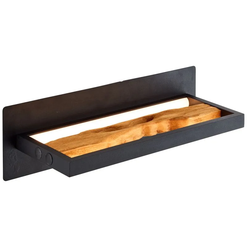 Brilliant - Chaumont 35cm - Vägglampa - Trä