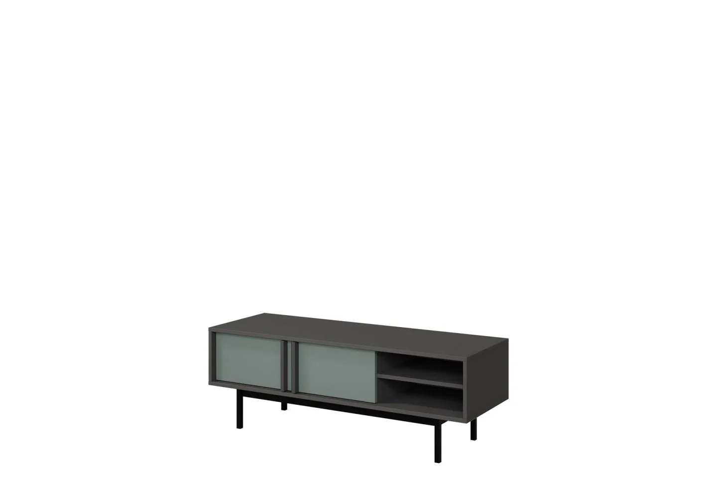 Farshian Tv-bänk 123x43 cm - Grå/Grön