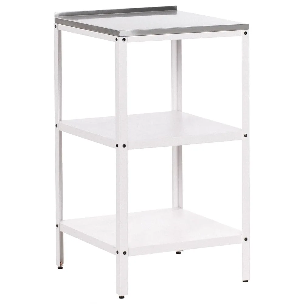Liten köksö Vilama - Vit, Silver