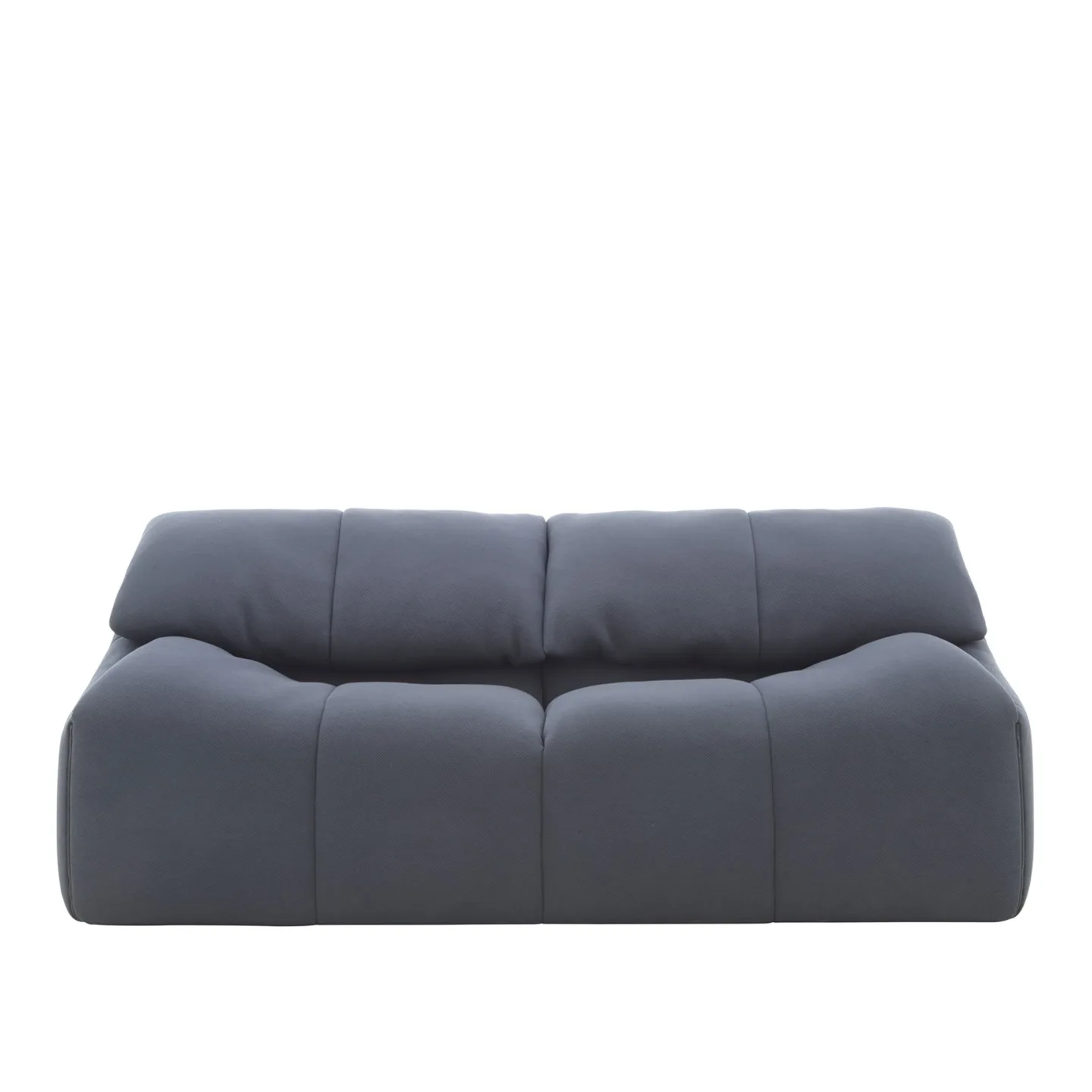 Ligne Roset - Plumy Medium Settee, Upholstered Backing, Fabric Cat. E, Divina MD Cendre 7430 - Soffor - Annie Hiéronimus