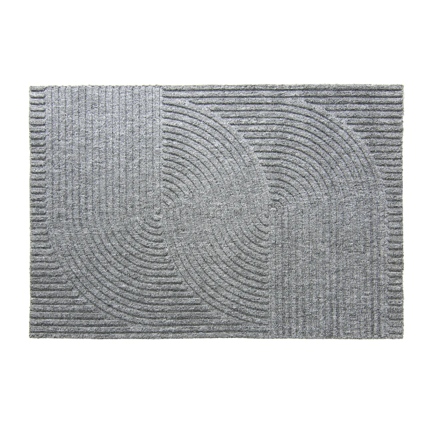 Dørmatte - Liam (grå) (Størrelse: 60 x 90 cm)