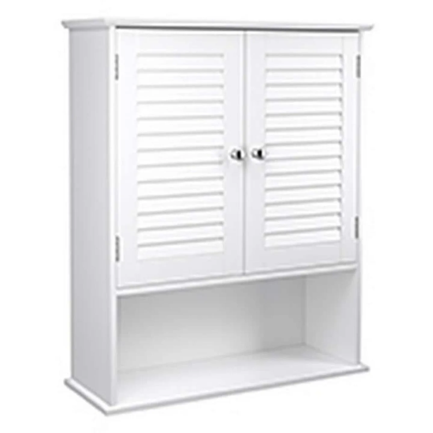 Badezimmerregal VASAGLE Weiss B 20 T 60 H 70 cm - Material: Holz - Badezimmerregal